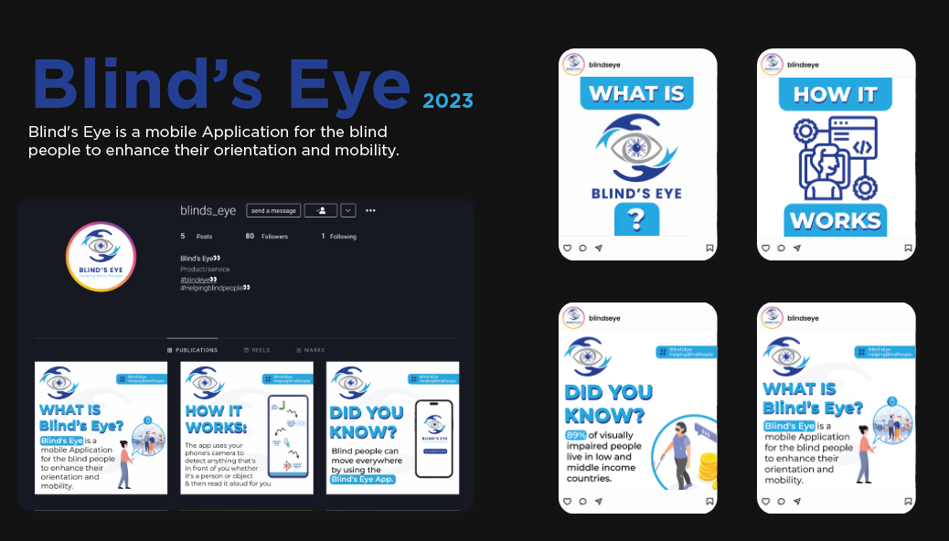 Blind Eye social media showcase